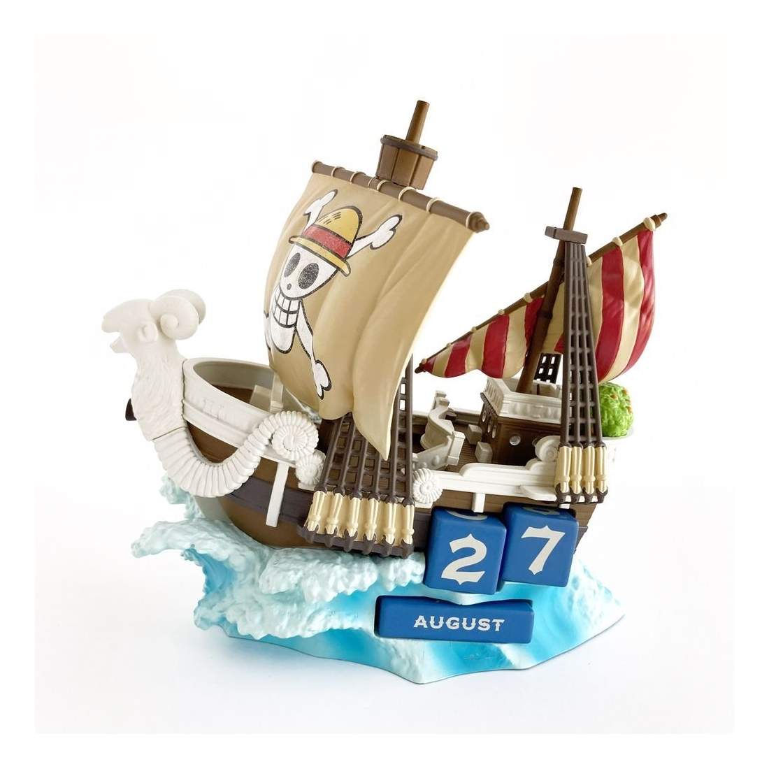 One Piece Going Merry 3D Perpetual Calendar Display | Hem & Hobby | Pryloteket
