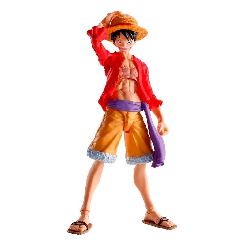 One Piece Monkey D. Luffy SH Figuarts figur, 14,5 cm høj