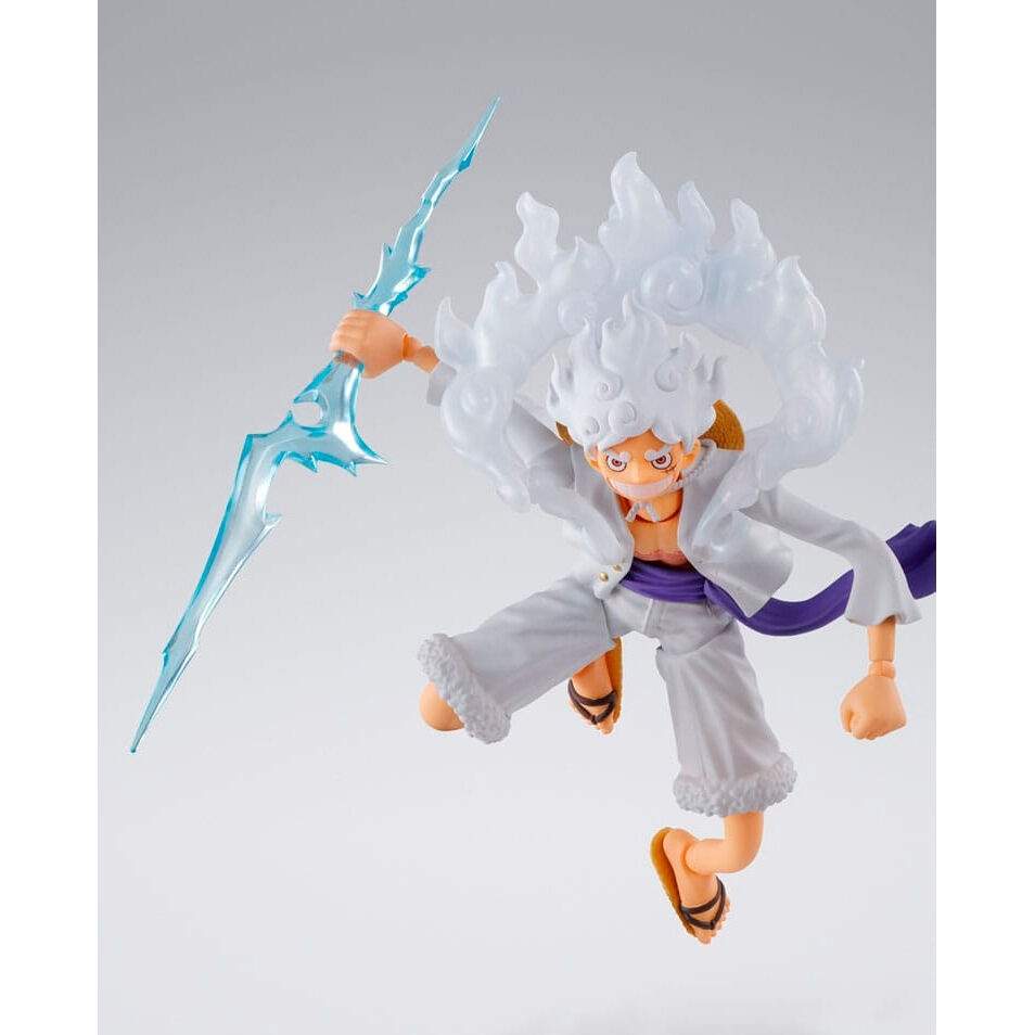 One Piece Gear 5 Monkey D. Luffy figur, 15,5 cm samleobjekt