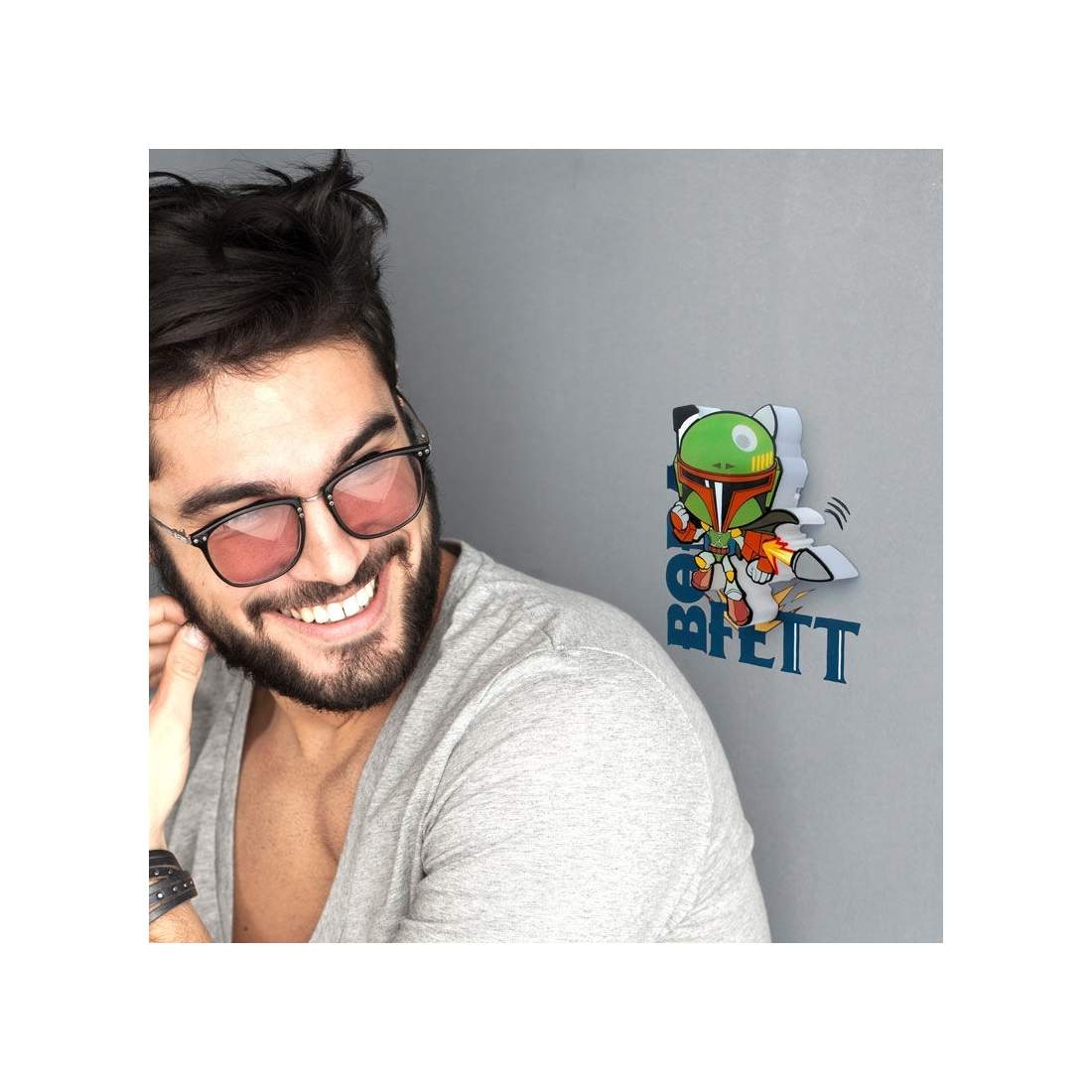 Boba Fett 3D Light FX minilampa för Star Wars-fans | Hem & Hobby | Pryloteket