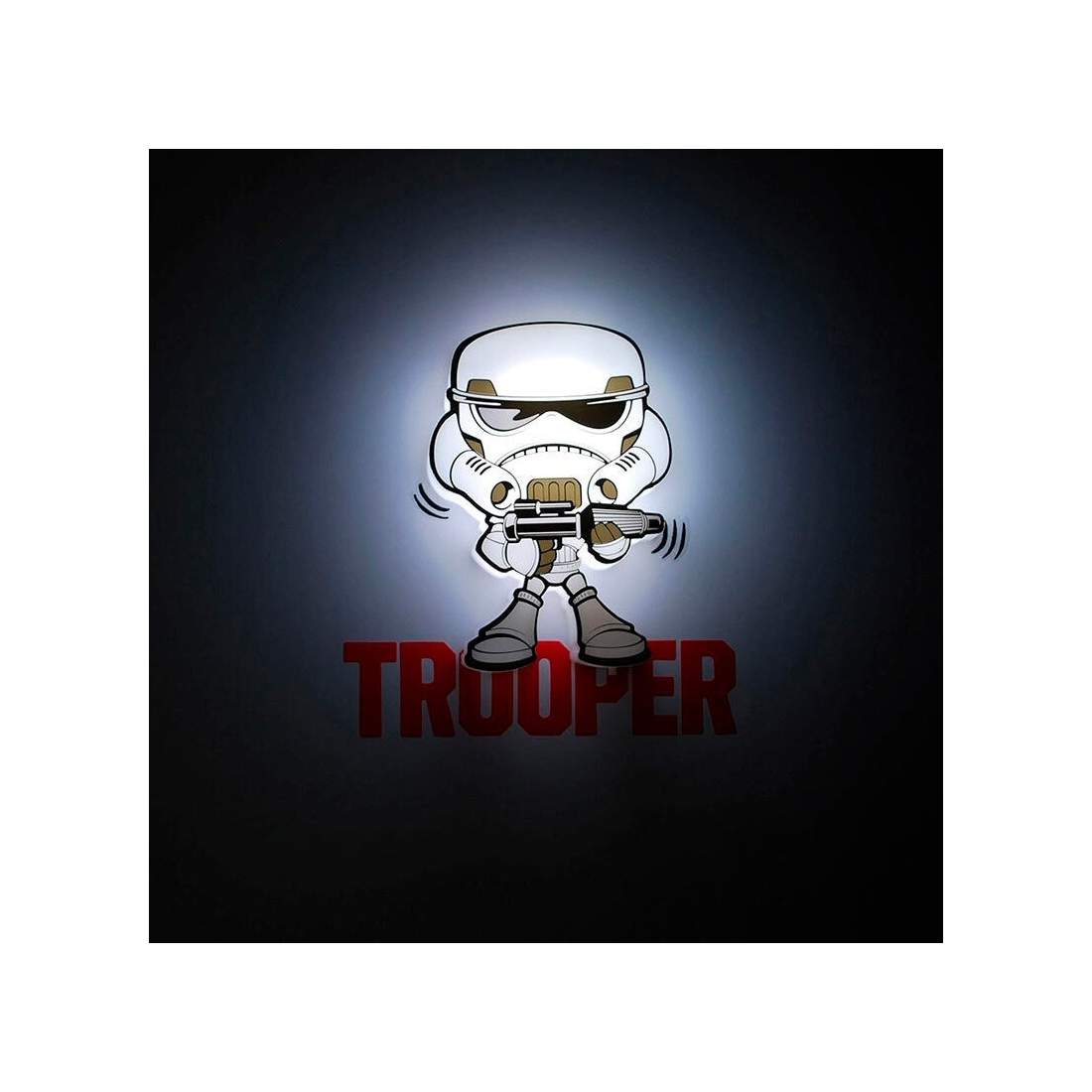 Star Wars Storm Trooper 3D minilampa, LED nattljus | Hem & Hobby | Pryloteket