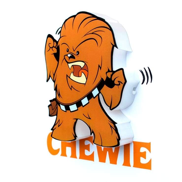 Star Wars Chewbacca 3D minilampe, LED lys til børn