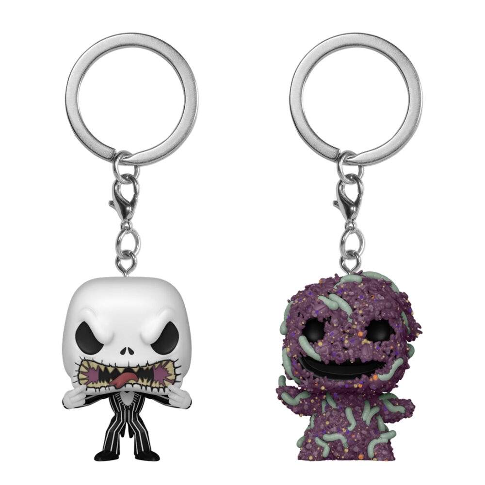 Disney Nightmare Before Christmas nøgleringesæt: Jack & Oogie Boogie