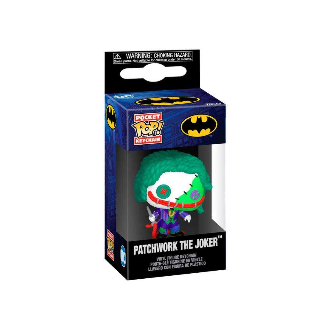 DC Comics Pocket POP-nyckelring - Patchwork Joker Design | Hem & Hobby | Pryloteket