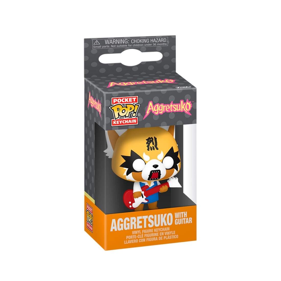 Aggretsuko-nyckelring med gitarr, POP-samlarobjekt | Hem & Hobby | Pryloteket