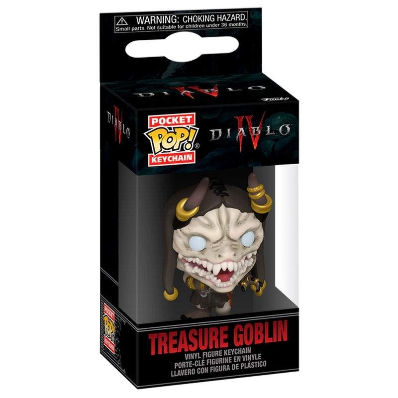 Diablo IV Treasure Goblin Pocket POP nøglering
