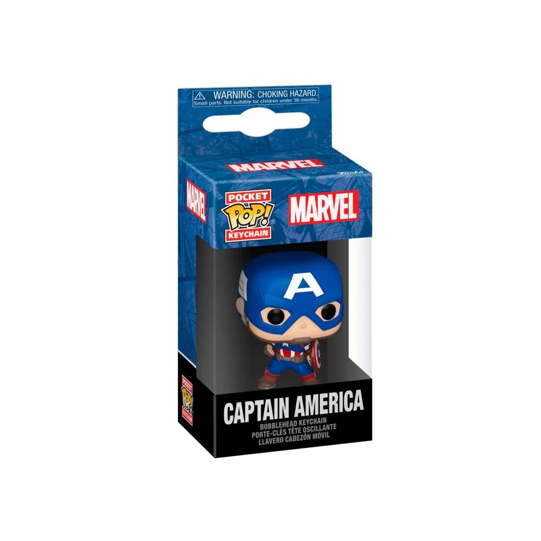Marvel Captain America Pocket POP-nyckelring, samlarfigur | Hem & Hobby | Pryloteket
