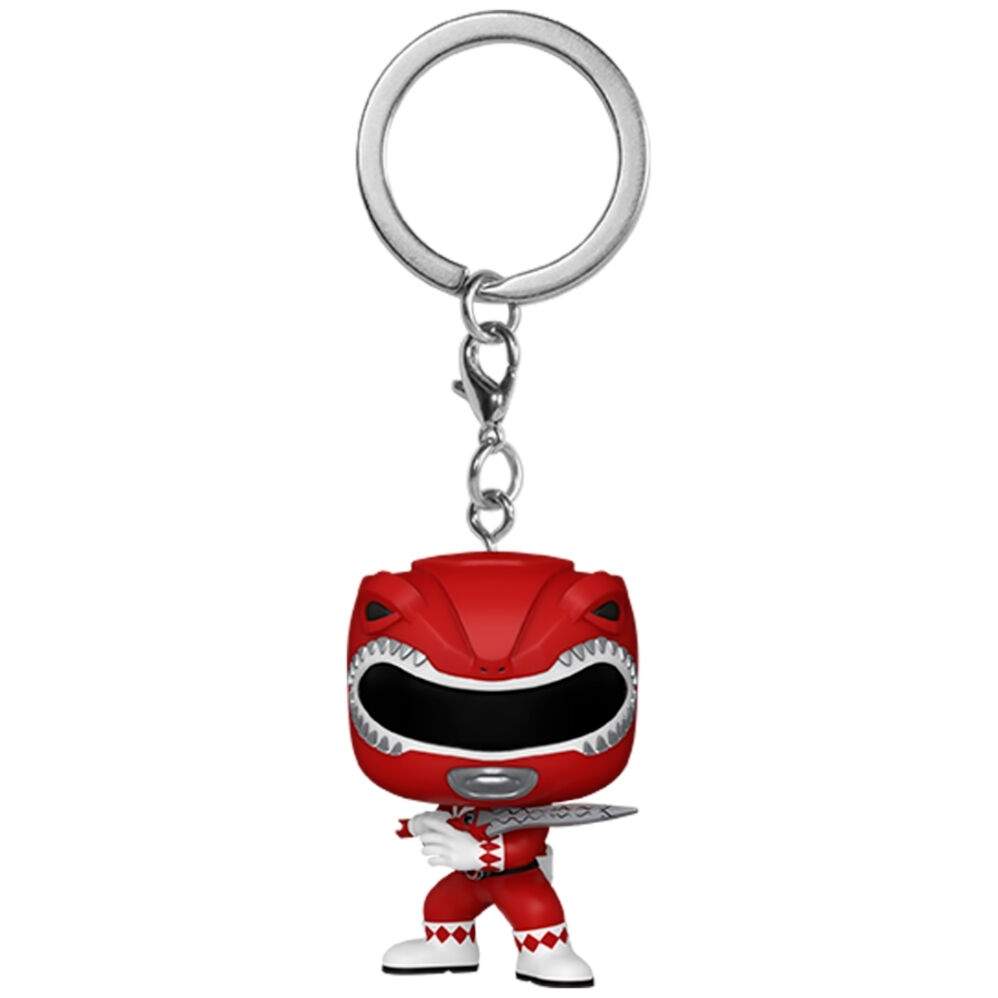 Power Rangers 30 års jubilæum Red Ranger Pocket POP nøglering