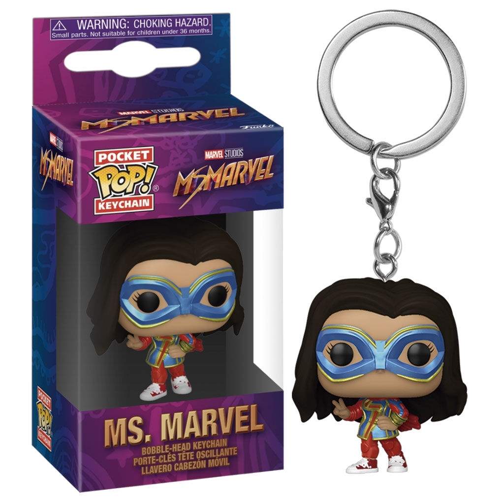 Ms. Marvel Pocket POP nøglering, samlerfigur