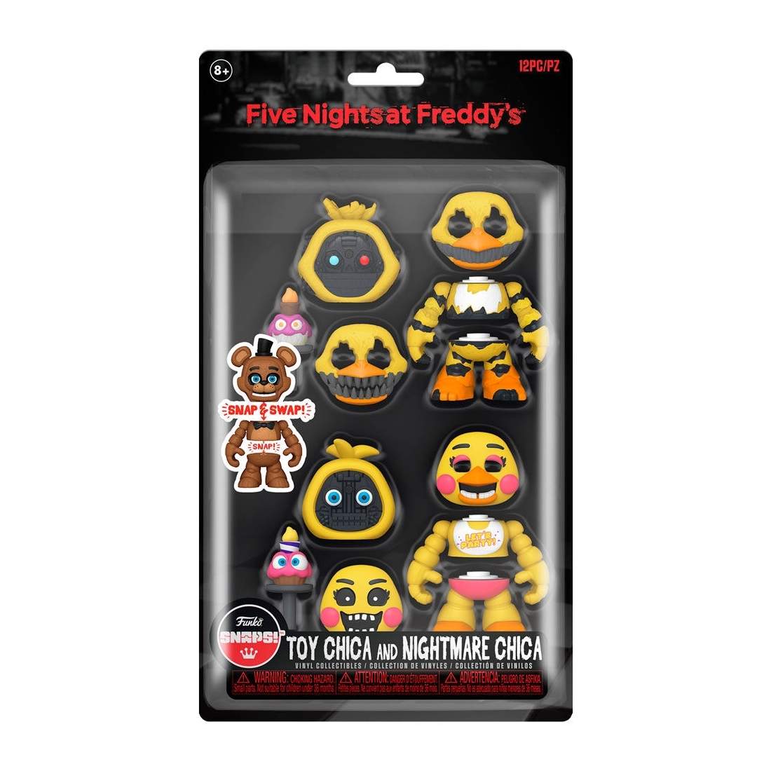 Fem nätter på Freddys Toy Chica och Nightmare Chica Figurer Set | Hem & Hobby | Pryloteket