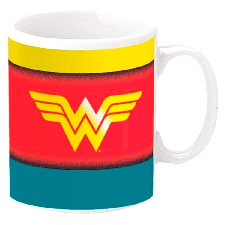 Wonder Woman Mugg 325ml - Keramisk kaffekopp för fans | Hem & Hobby | Pryloteket