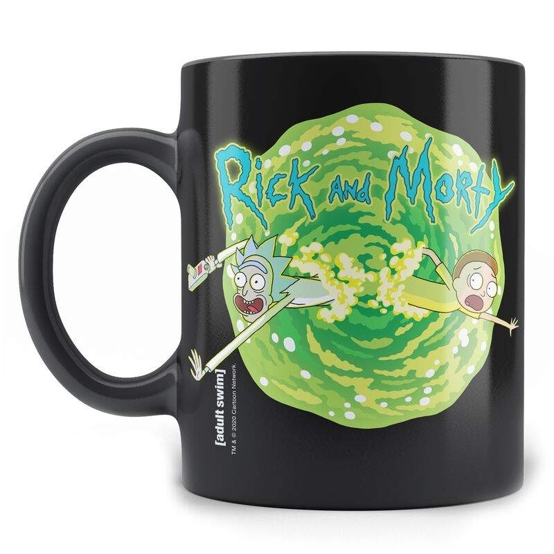 Rick and Morty Logo kaffekrus, 11 oz keramisk kop