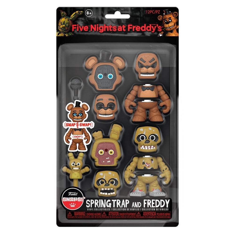 Five Nights at Freddy's Springtrap og Freddy Action Figures Set