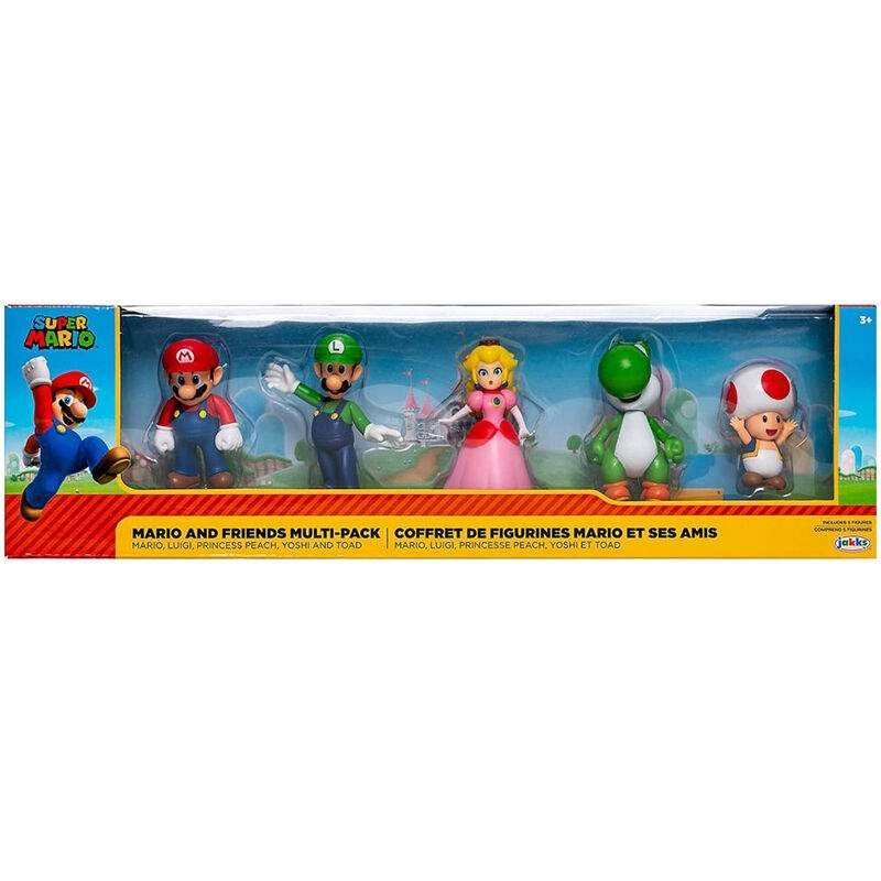 Super Mario 5-figursset, 6 cm samlarleksaker | Hem & Hobby | Pryloteket