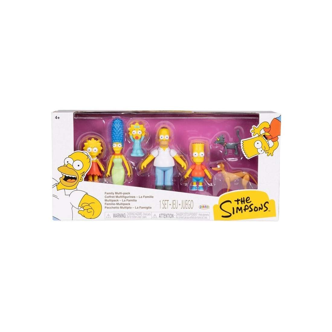 The Simpsons Family Pack - 7 figurer, 6 cm samlaruppsättning | Hem & Hobby | Pryloteket