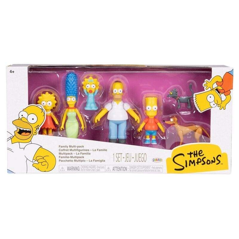 The Simpsons Family Pack - 7 figurer, 6 cm samleobjektsæt