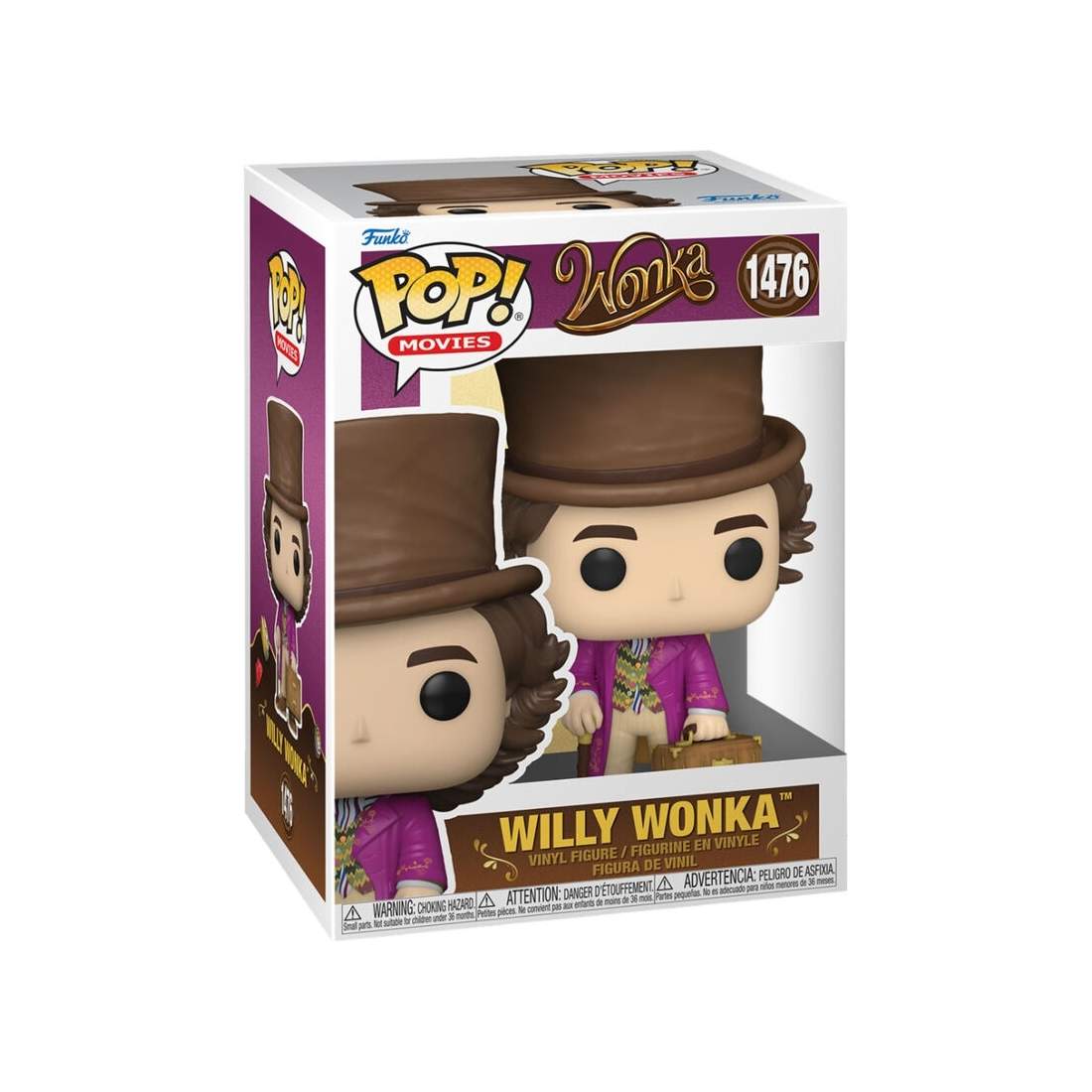 Willy Wonka popfigur - samlarbar vinylleksak, 4-tums | Hem & Hobby | Pryloteket