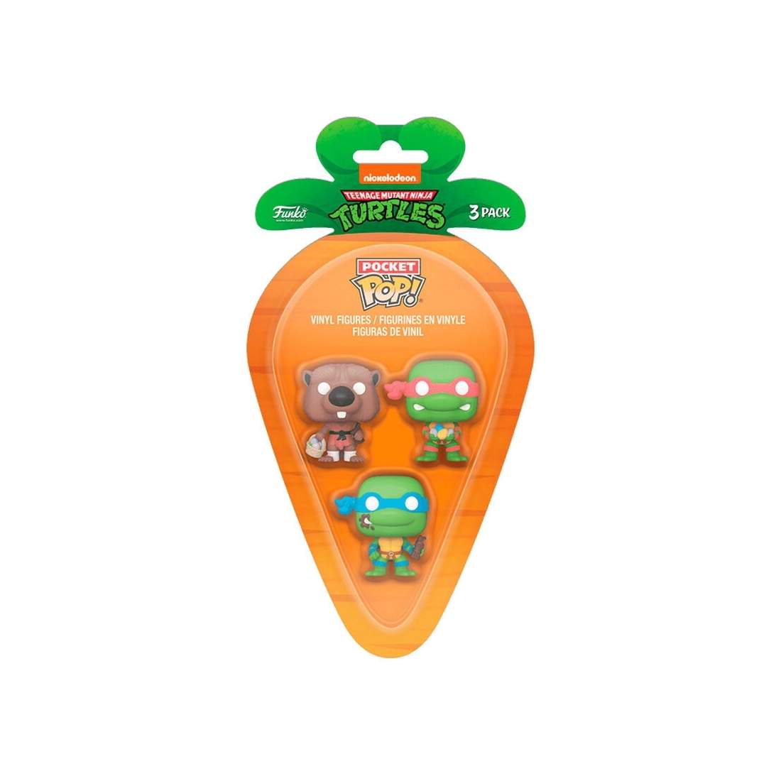 Ninja Turtles Pocket POP Figurer Set: Splinter, Leonardo, Raphael | Hem & Hobby | Pryloteket
