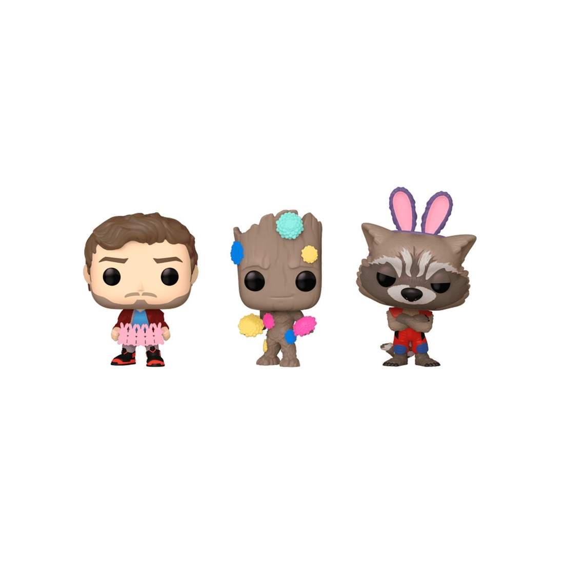 Guardians of the Galaxy Carrot Pocket POP Blister 3 figurer | Hem & Hobby | Pryloteket