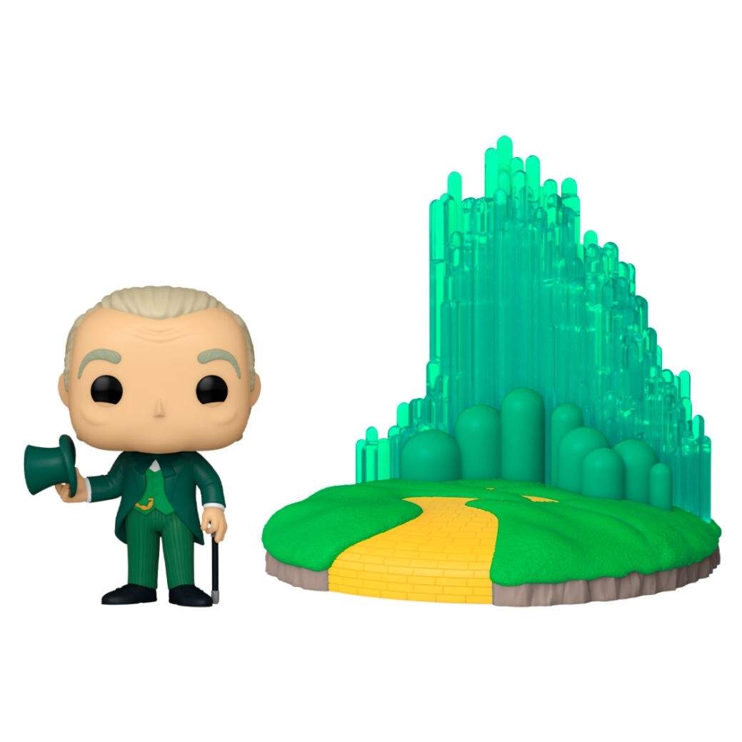 Troldmanden fra Oz figur med Emerald City, 7-tommer samlerlegetøj