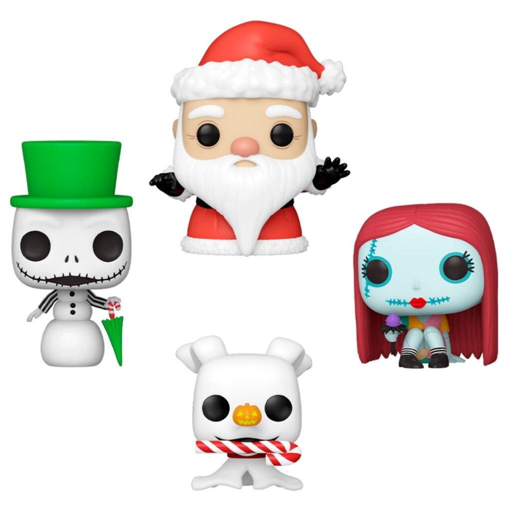 Disney Nightmare Before Christmas Pocket POP 4-figurspakke
