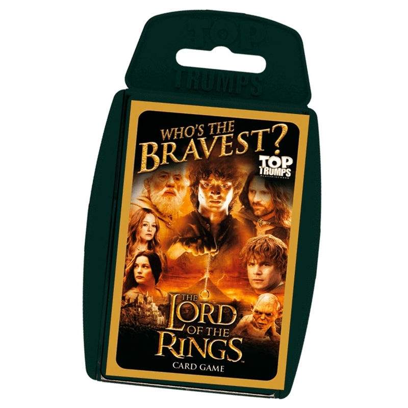 Ringenes Herre Top Trumps kortspil for 2-6 spillere