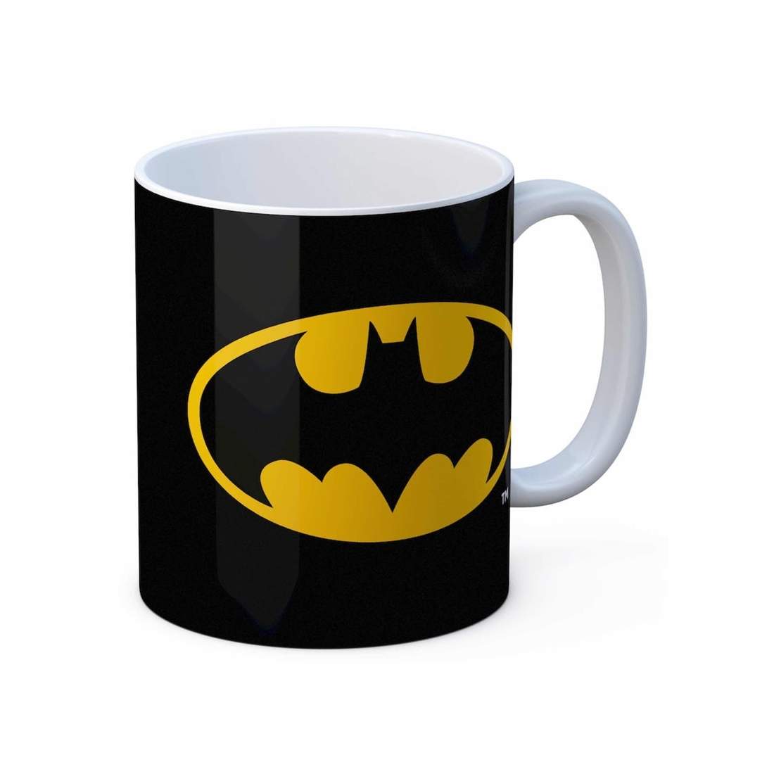 Batman-logotyp kaffemugg, 11 oz keramik, diskmaskinssäker | Hem & Hobby | Pryloteket
