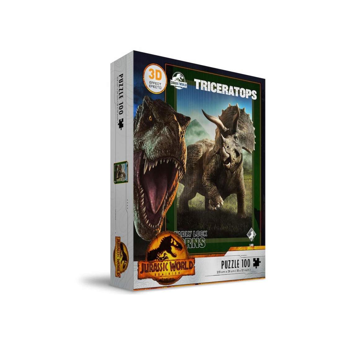 Triceratops 3D-pussel, 100 bitar, kul för alla åldrar | Hem & Hobby | Pryloteket