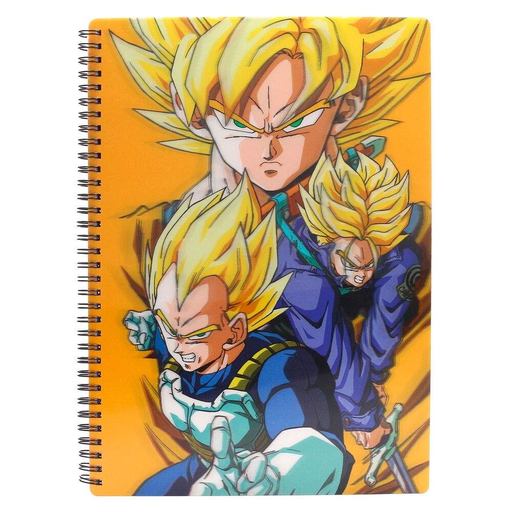 Dragon Ball Z Saiyan A4 notesbog til skole- og kontorbrug