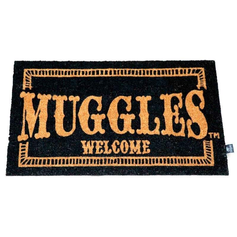 Muggles Welcome Dørmåtte til entré i hjemmet, holdbart materiale