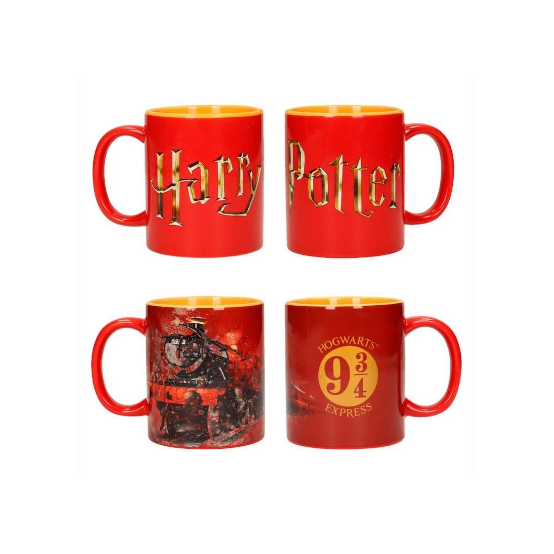 Hogwarts logotyp muggset, keramik, 2-pack | Hem & Hobby | Pryloteket