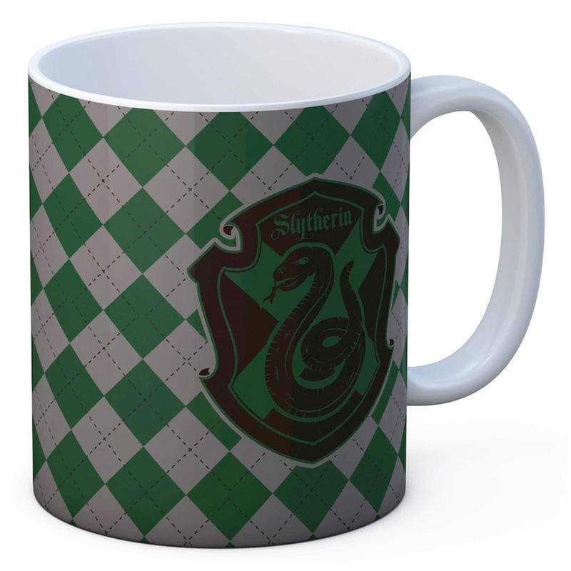 Slytherin krus, keramik, 11 oz, perfekt til varme drikke