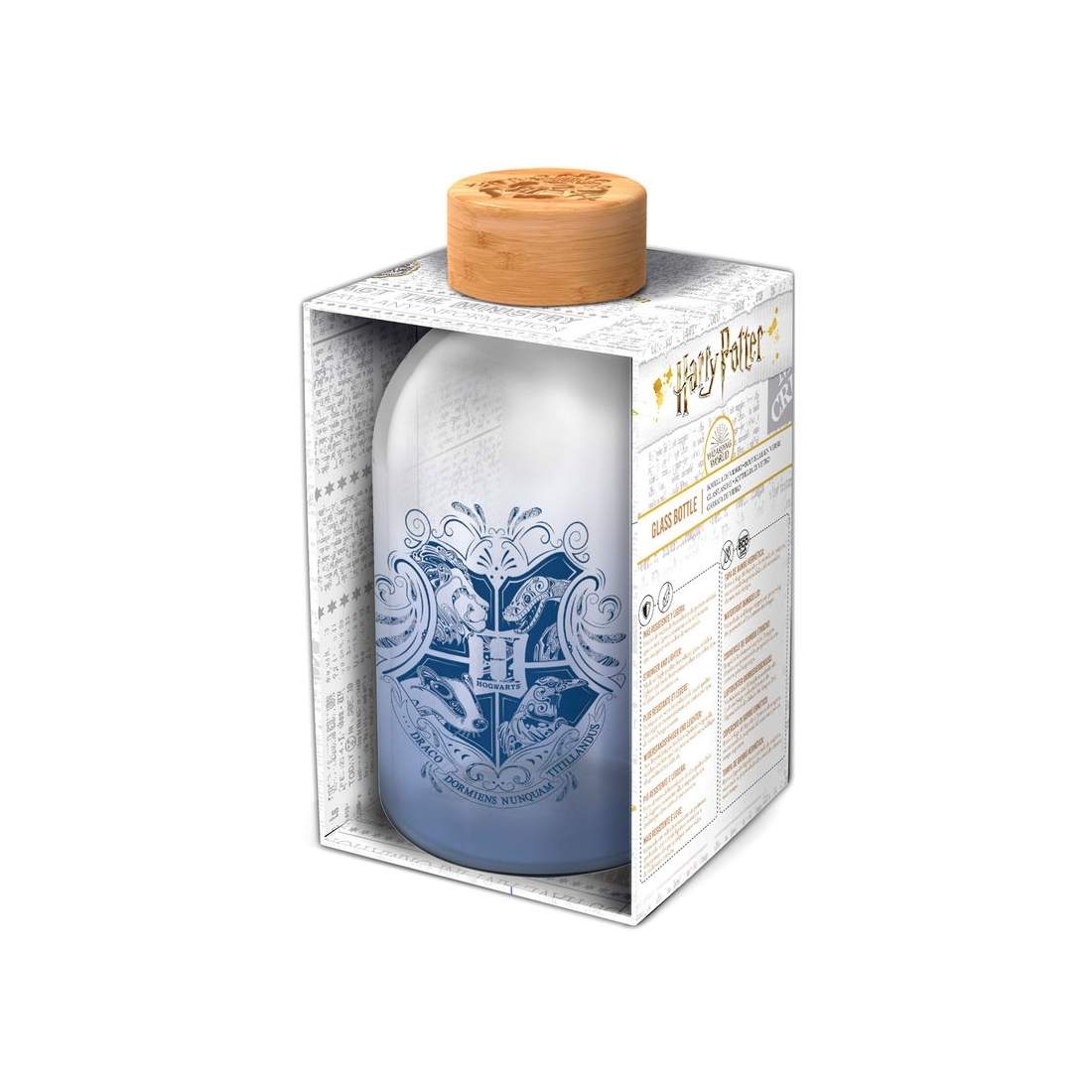 Harry Potter 620 ml glasflaska för drycker och samlarföremål | Hem & Hobby | Pryloteket