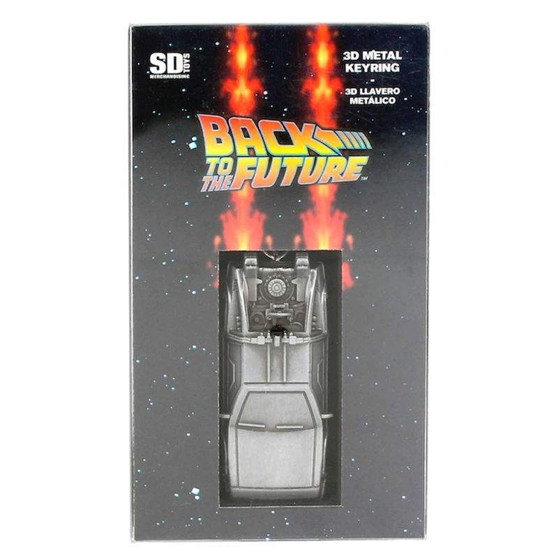 3D metal nøglering af Tilbage til fremtiden Delorean Model