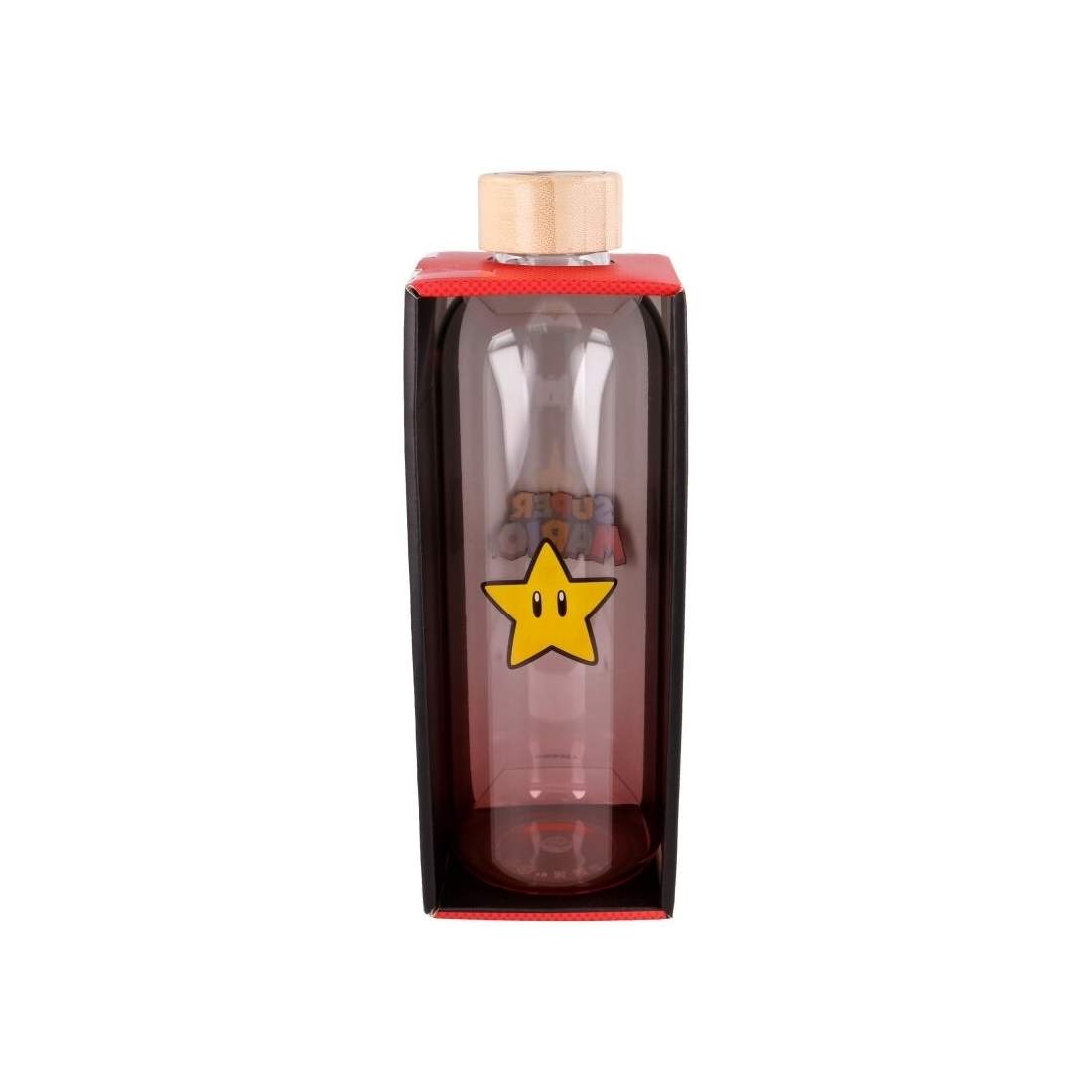 Super Mario Bros glasflaska, 1030 ml kapacitet | Hem & Hobby | Pryloteket