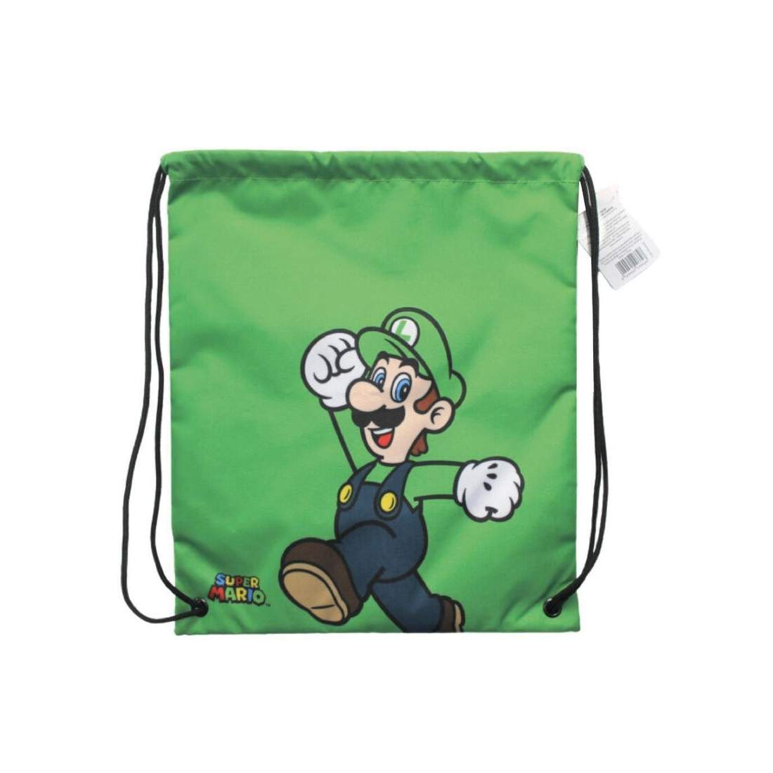 Super Mario Bros Luigi gymväska, 40 cm storlek, hållbar design | Hem & Hobby | Pryloteket