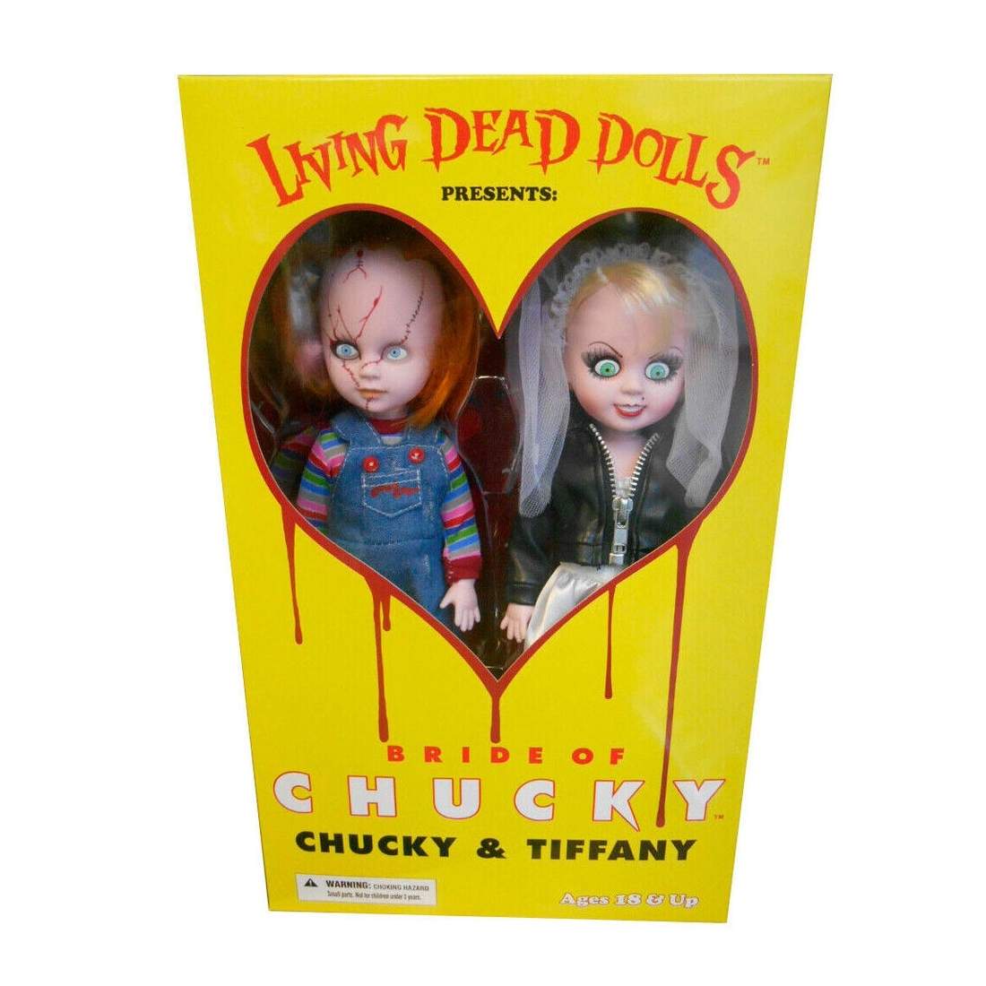 Chucky och Tiffany Living Dead Dolls - 25 cm Figurer Pack | Hem & Hobby | Pryloteket