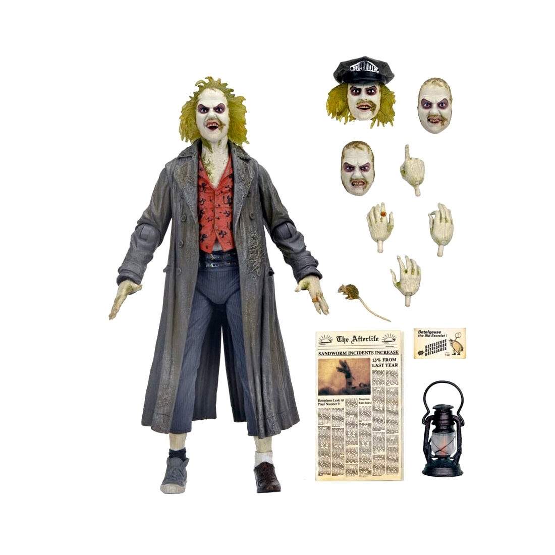 Beetlejuice 1988 Ultimate Tour Guide Figur, 18 cm lång | Hem & Hobby | Pryloteket