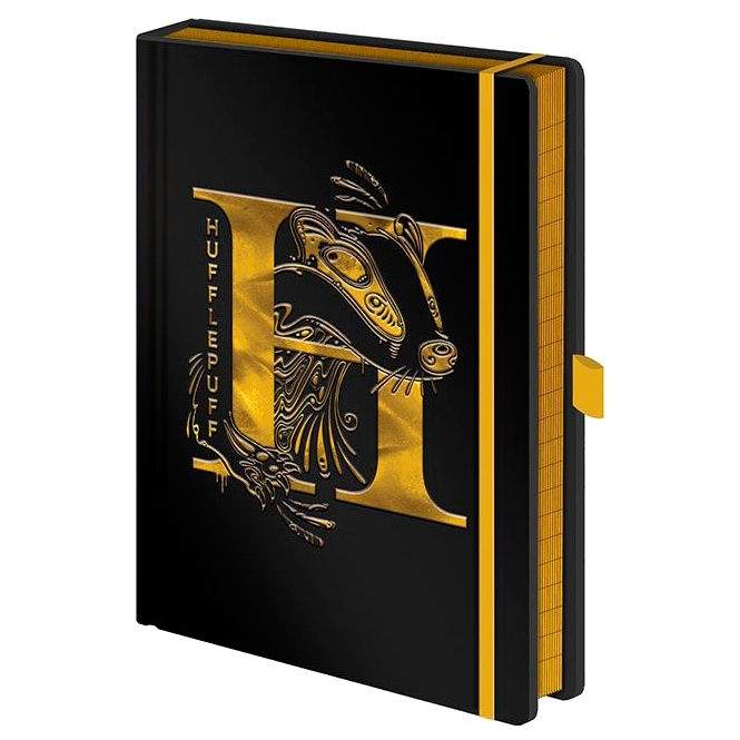 Hufflepuff Premium A5 notesbog til Harry Potter-fans