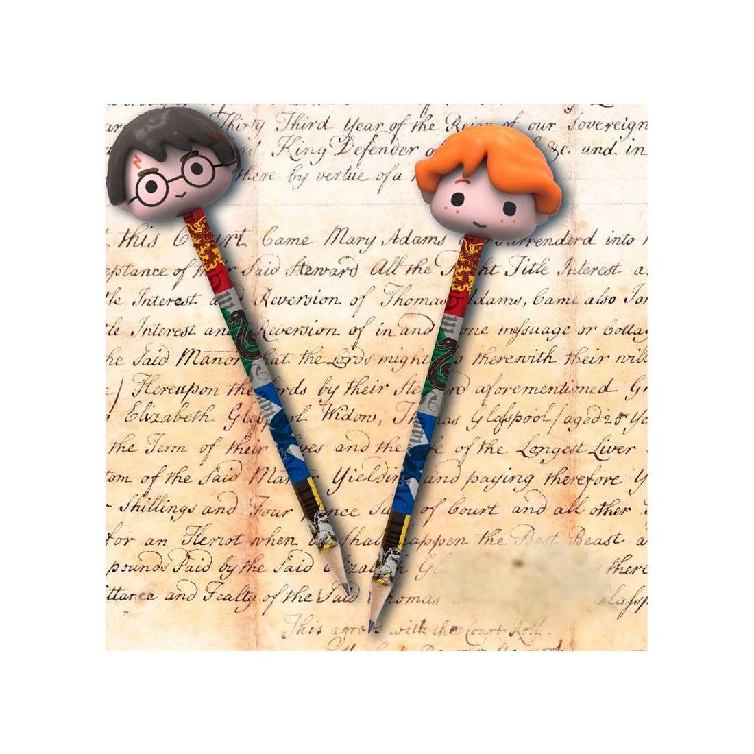 Harry Potter Pennor Set med 3D Eraser Toppers, 2 delar | Hem & Hobby | Pryloteket