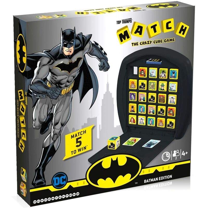 Batman Top Trumps Match kortspil for 2 spillere