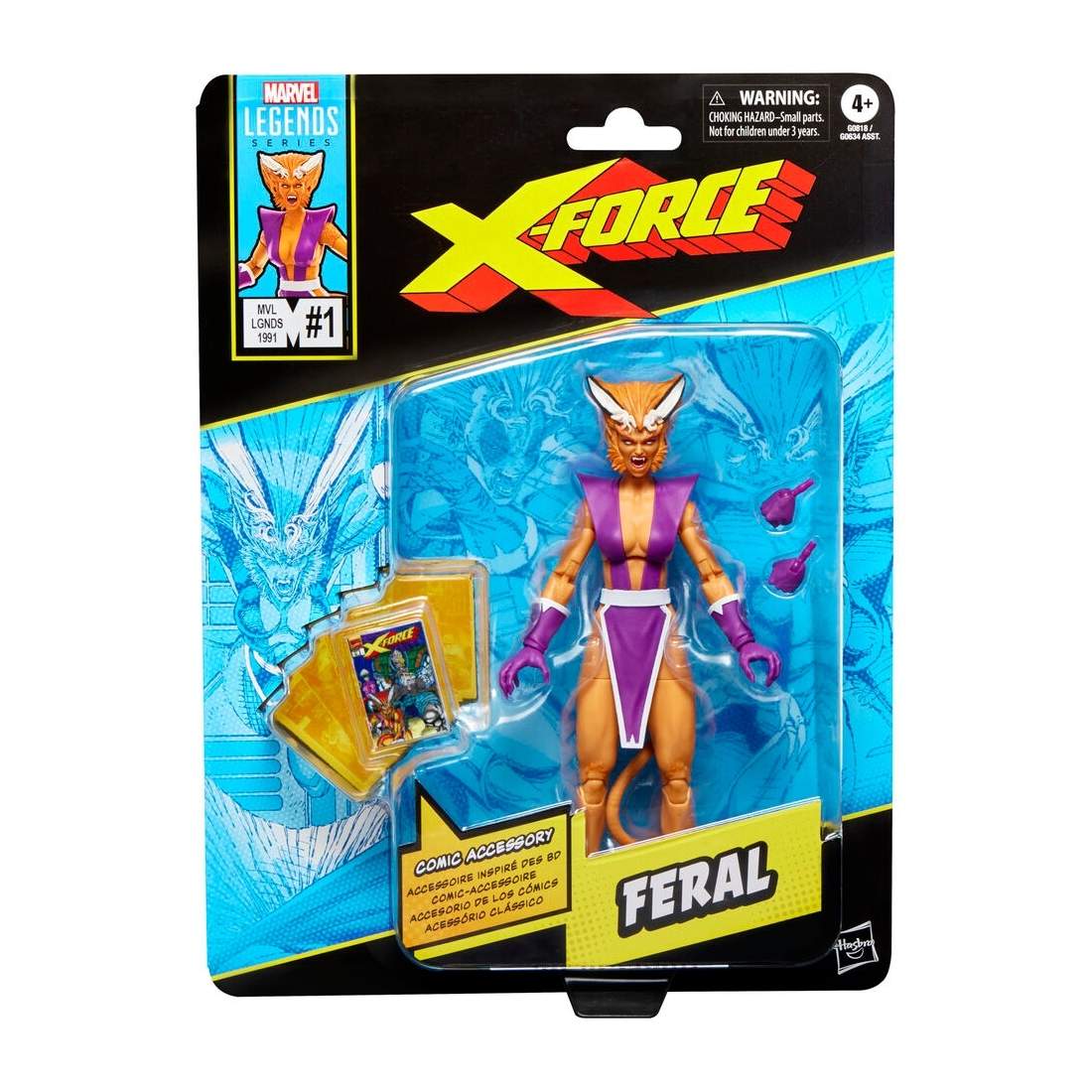 X-Force Feral Actionfigur, 15 cm samlarleksak | Hem & Hobby | Pryloteket