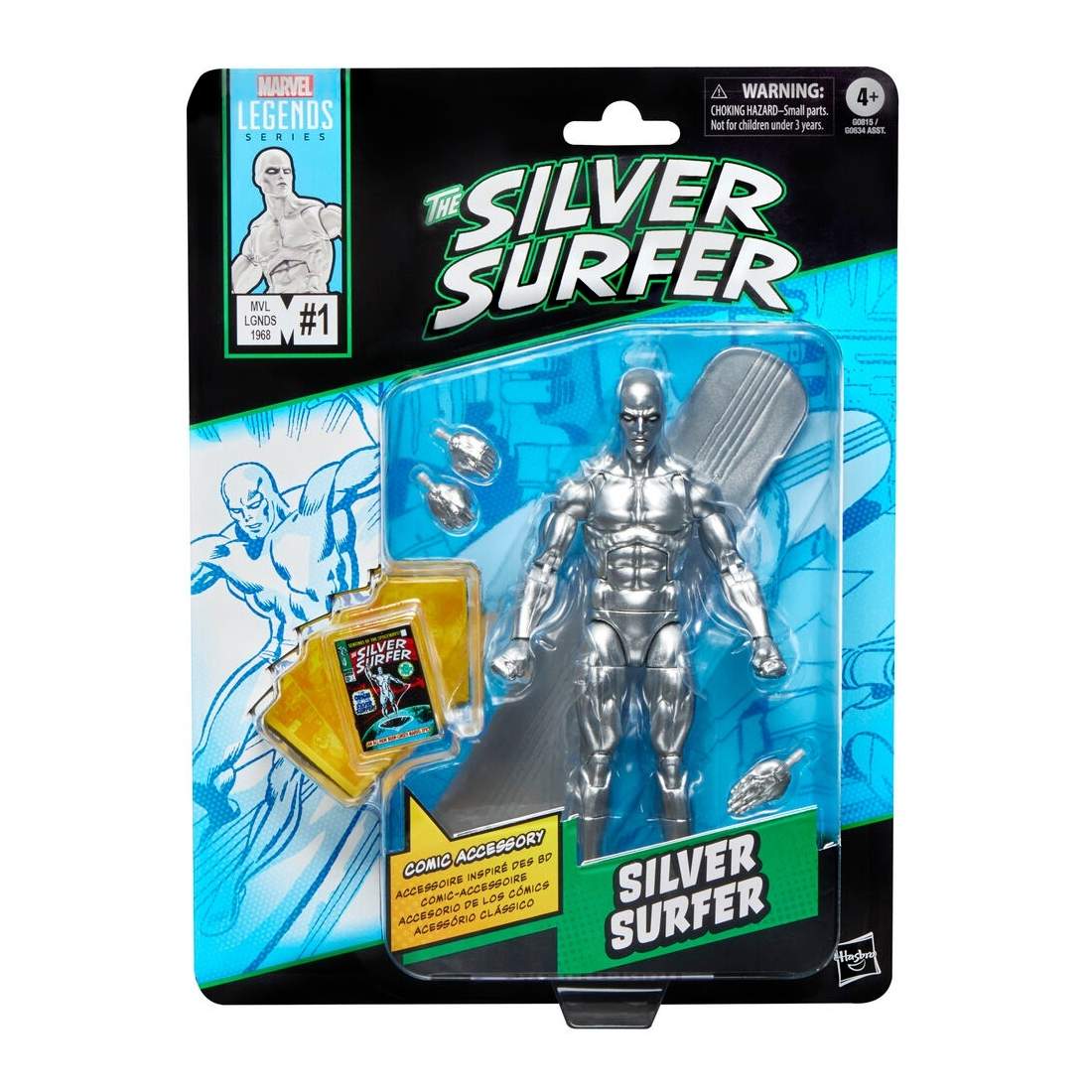 Silver Surfer Figur 15 cm – Marvel Legends Collectible Action Toy | Hem & Hobby | Pryloteket