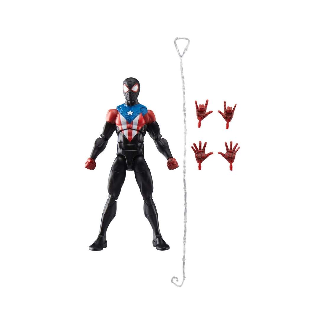 Spider-Man 2 Miles Morales Boricua kostymfigur, 15 cm | Hem & Hobby | Pryloteket