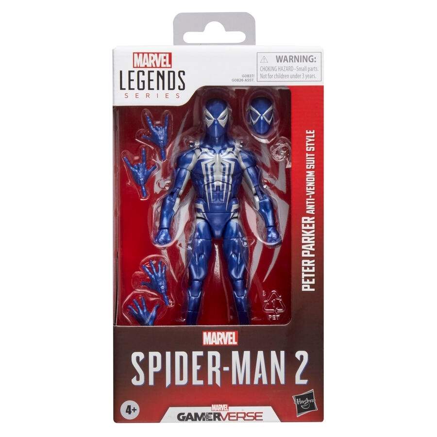 Spider-Man 2 Anti-Venom Suit Figur, 15 cm samleobjekt