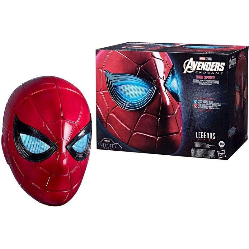 Spiderman Iron Spider-hjelm-replika til Marvel Legends-samlere