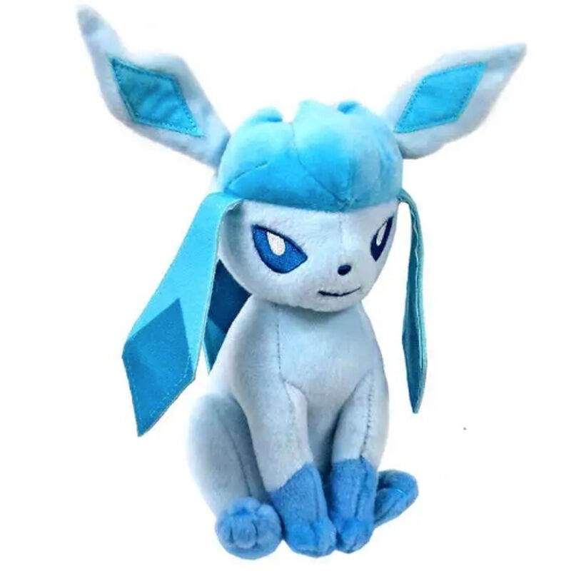 Glaceon plyslegetøj 24 cm - Blødt, kælent, perfekt til samlere