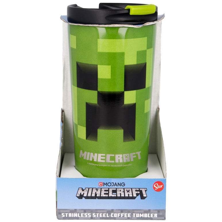 Minecraft tørretumbler i rustfrit stål, 425 ml kapacitet