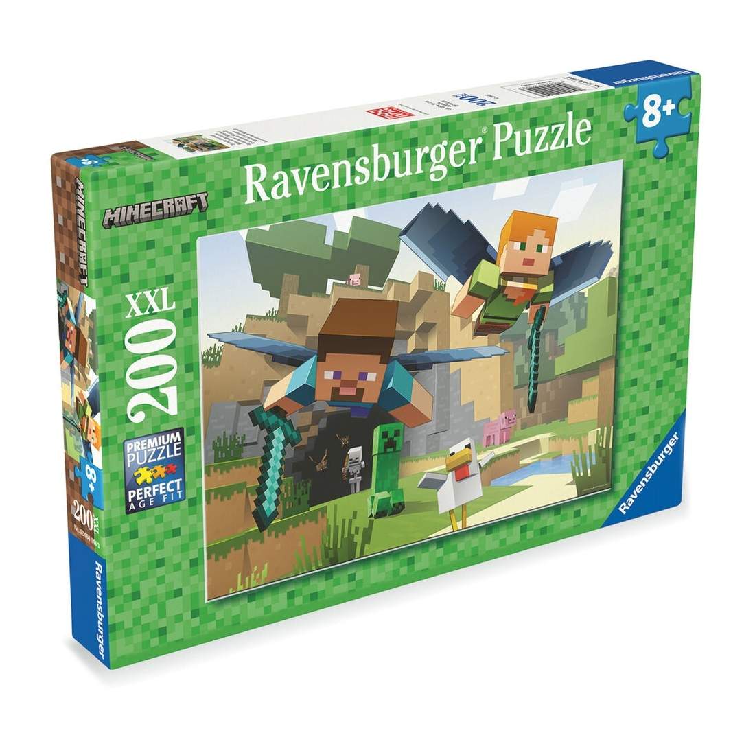 Minecraft XXL pussel 200 bitar för barn och vuxna | Hem & Hobby | Pryloteket