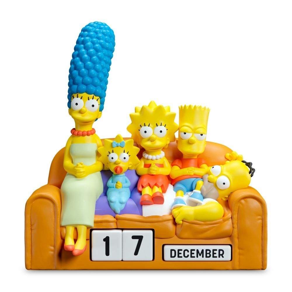 3D evigvarende kalender med Simpsons-designet